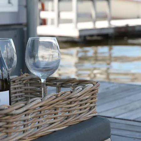 ספינת מלון Captivating Houseboat In Loostrecht With Private Terrace *